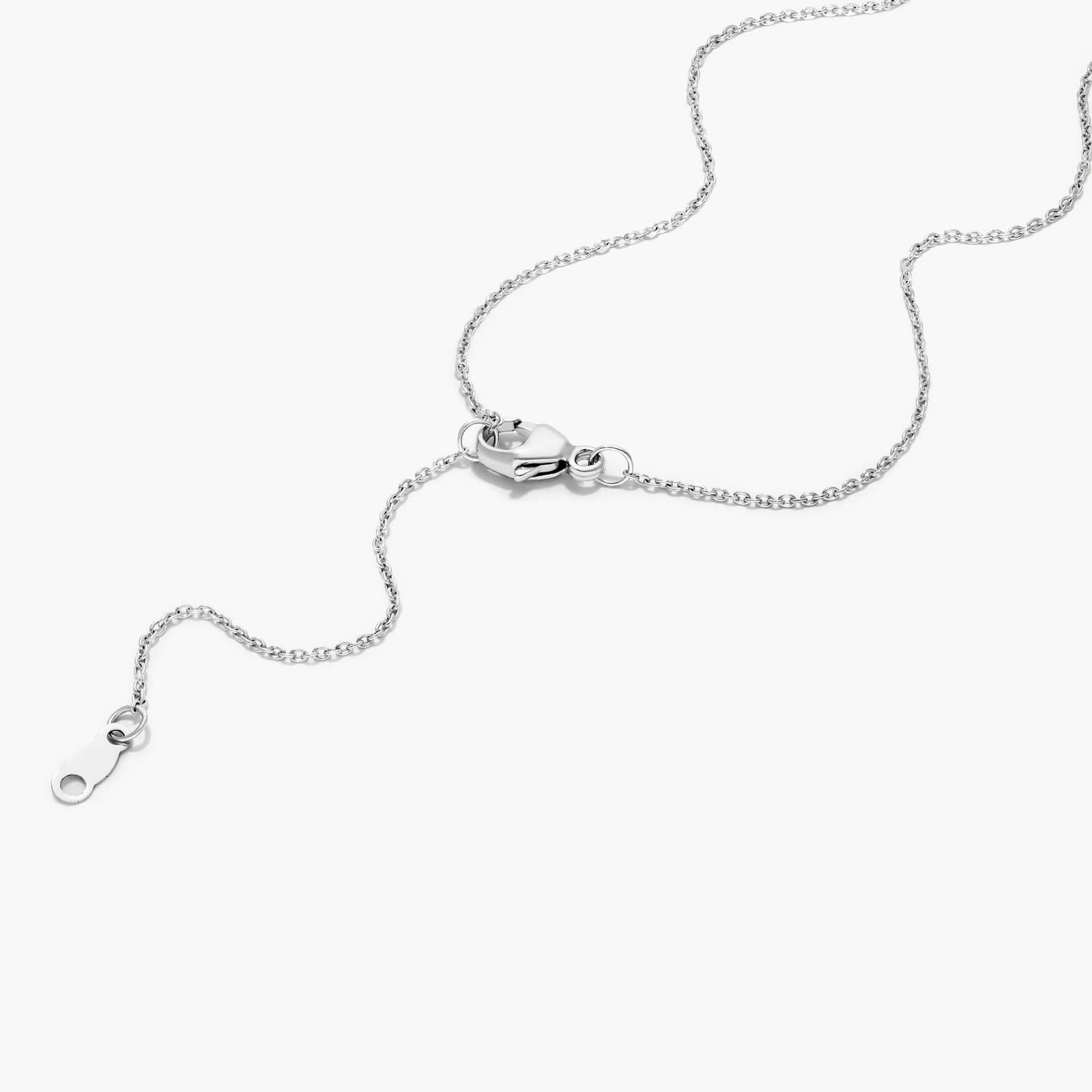Aura Lab-Grown Diamond Necklace In 14K White Gold