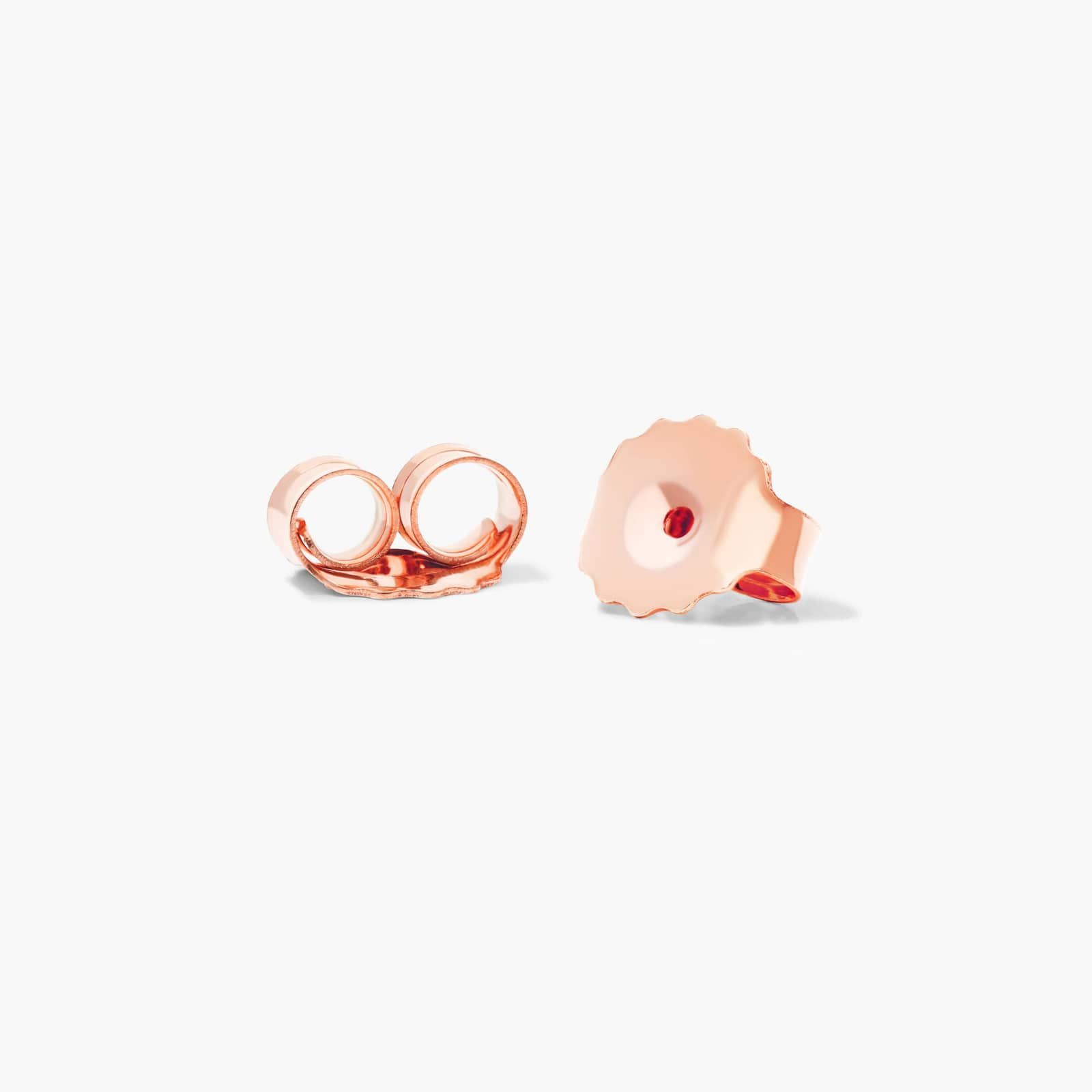 Lane Hoop Earrings With Lab-Grown Diamonds In 14K Rose Gold