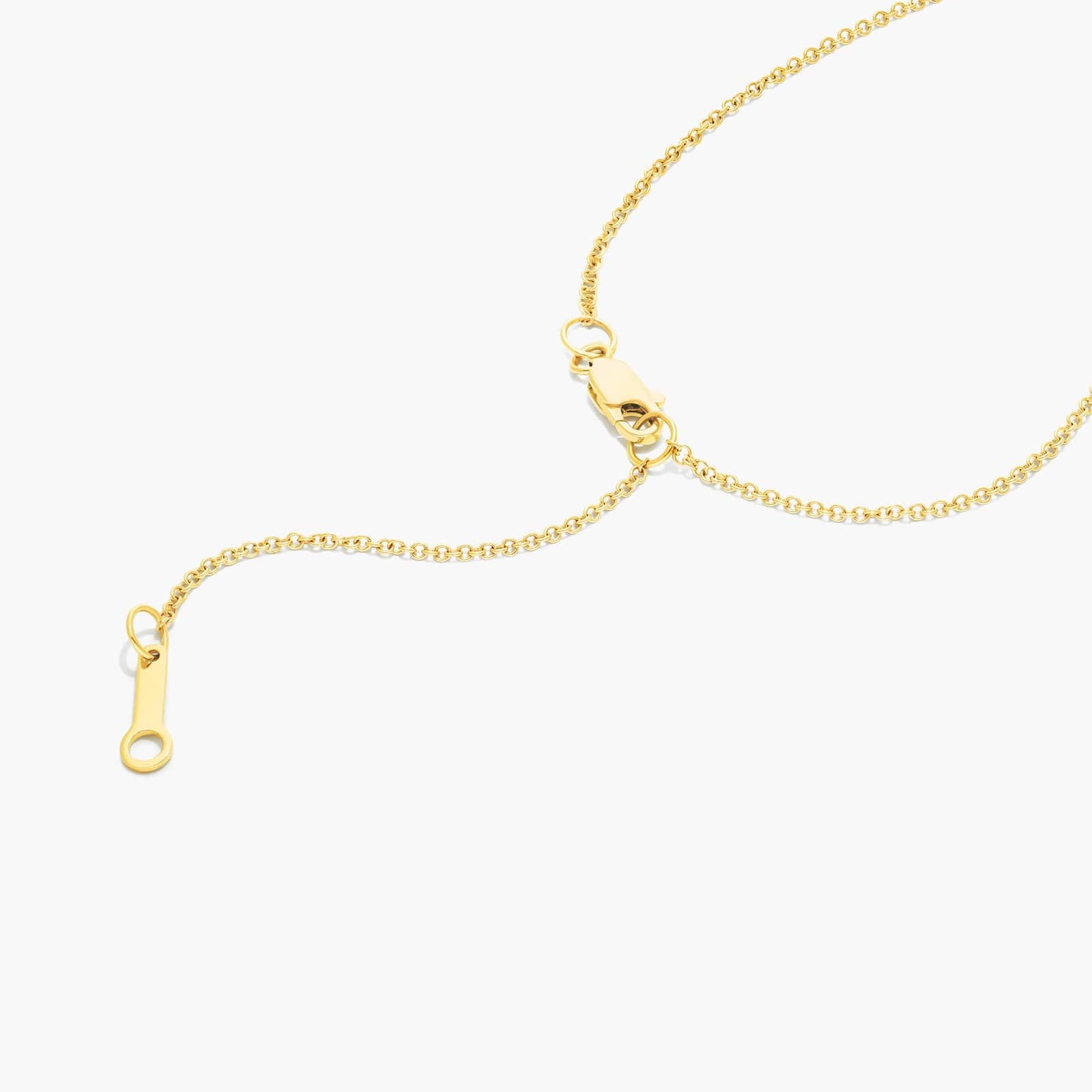 Spritz Necklace With Princess Cut Lab-Grown Diamonds In 14K Yellow Gold