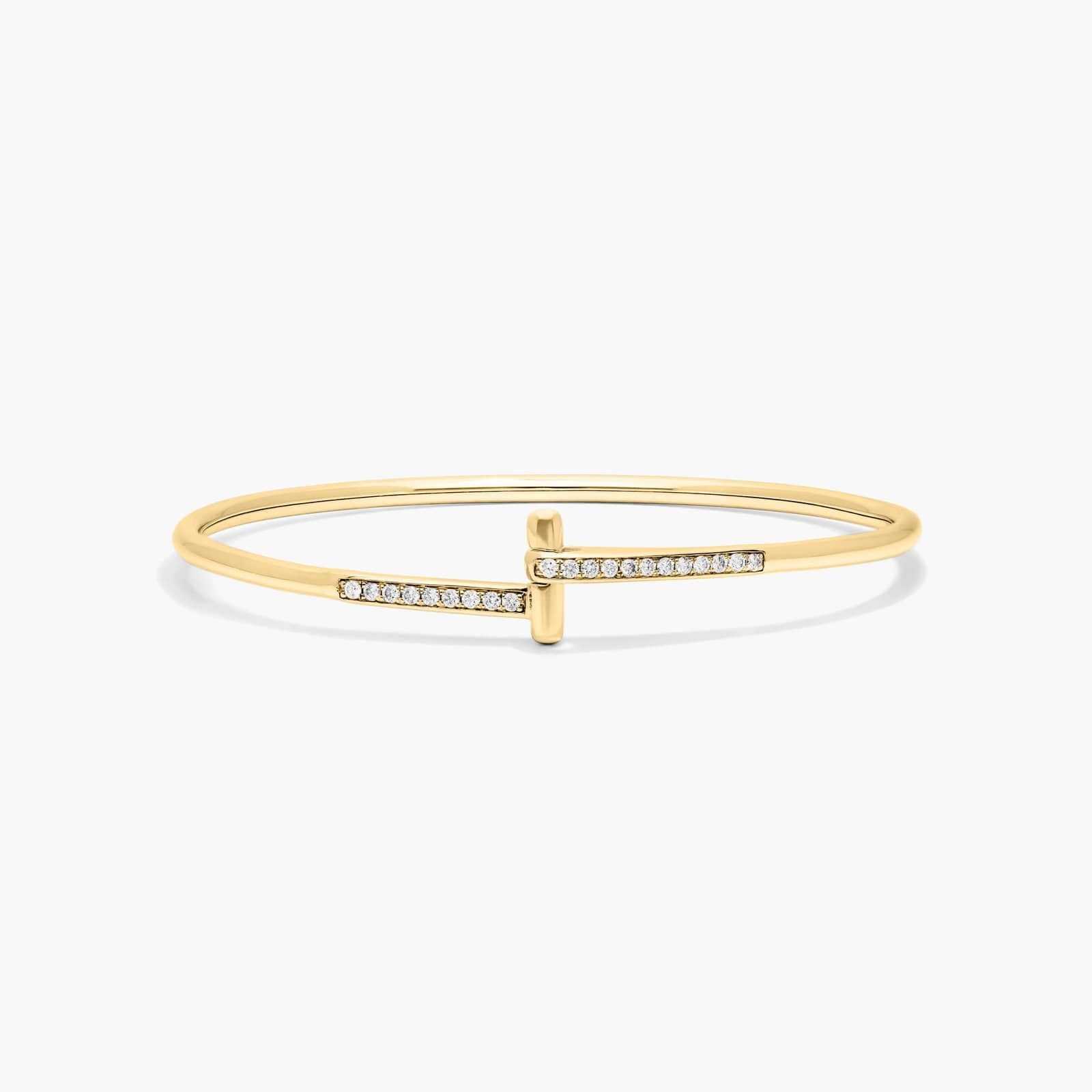Hinge Bangle - Gold main image 1