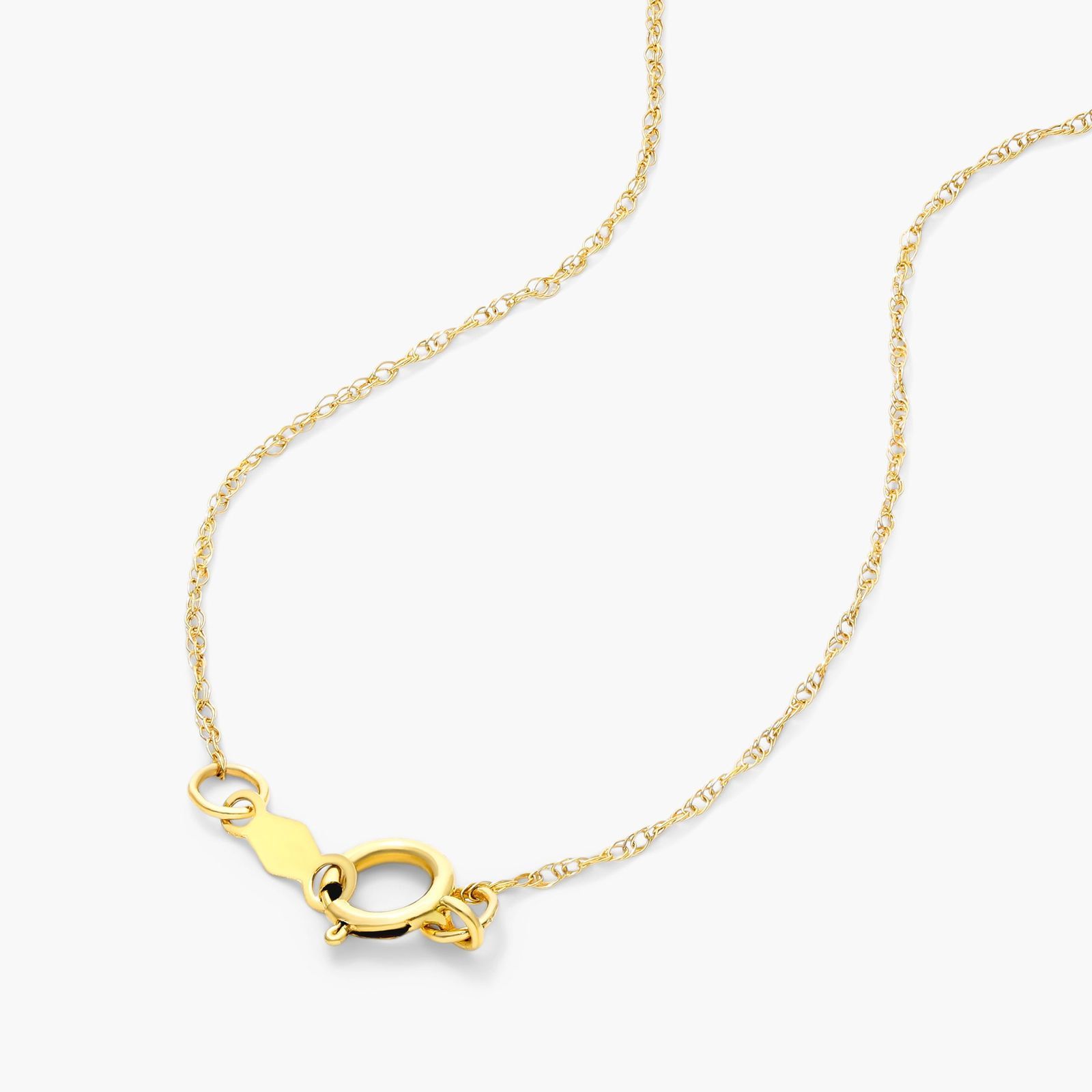 14k Yellow Gold Cushion Halo Peridot and Diamond Necklace (7.0x7.0mm)