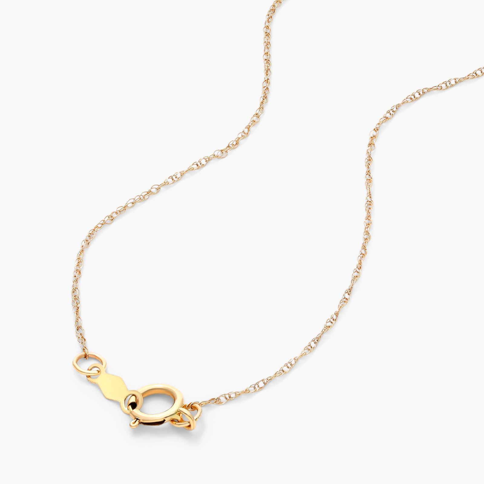 14K Yellow Gold Round Halo Ruby and Diamond Necklace (5.0mm)