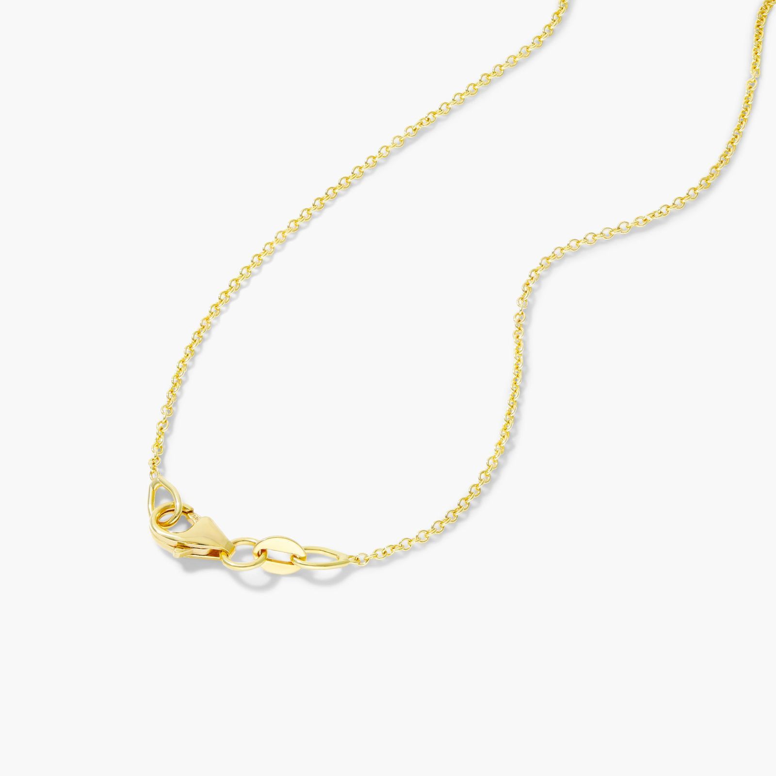 18K Yellow Gold Onyx and Diamond Drop Necklace (12.0x19.0mm)