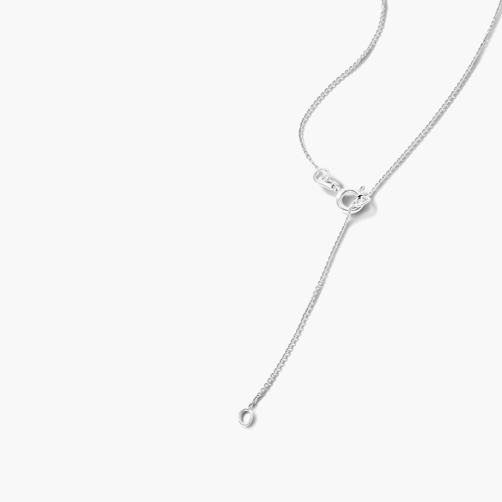 14K White Gold Cultured Freshwater Pearl Birthstone Necklace