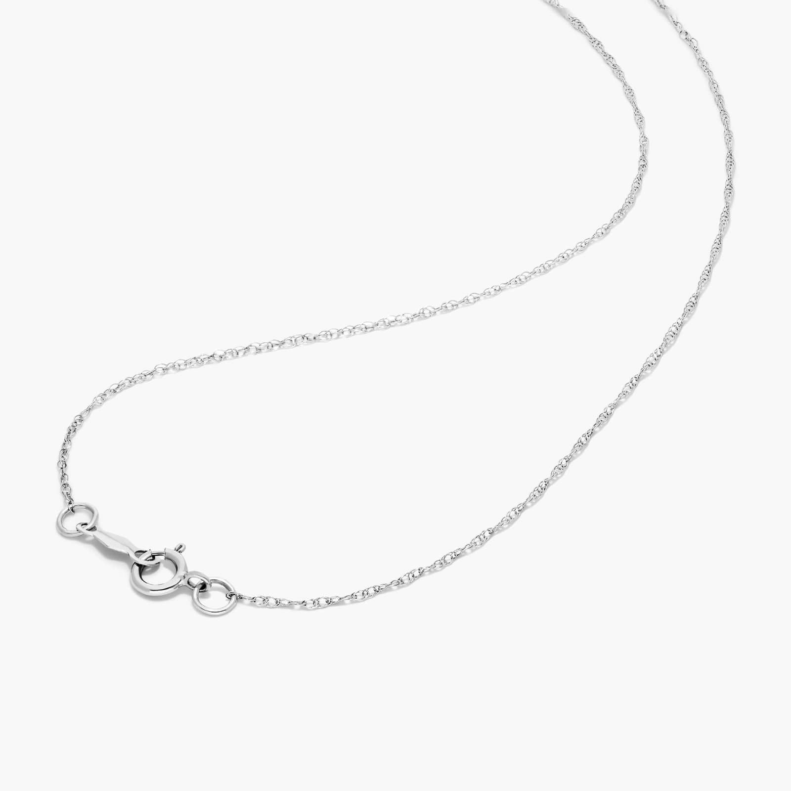 14K White Gold Oval Halo Tanzanite and Diamond Necklace