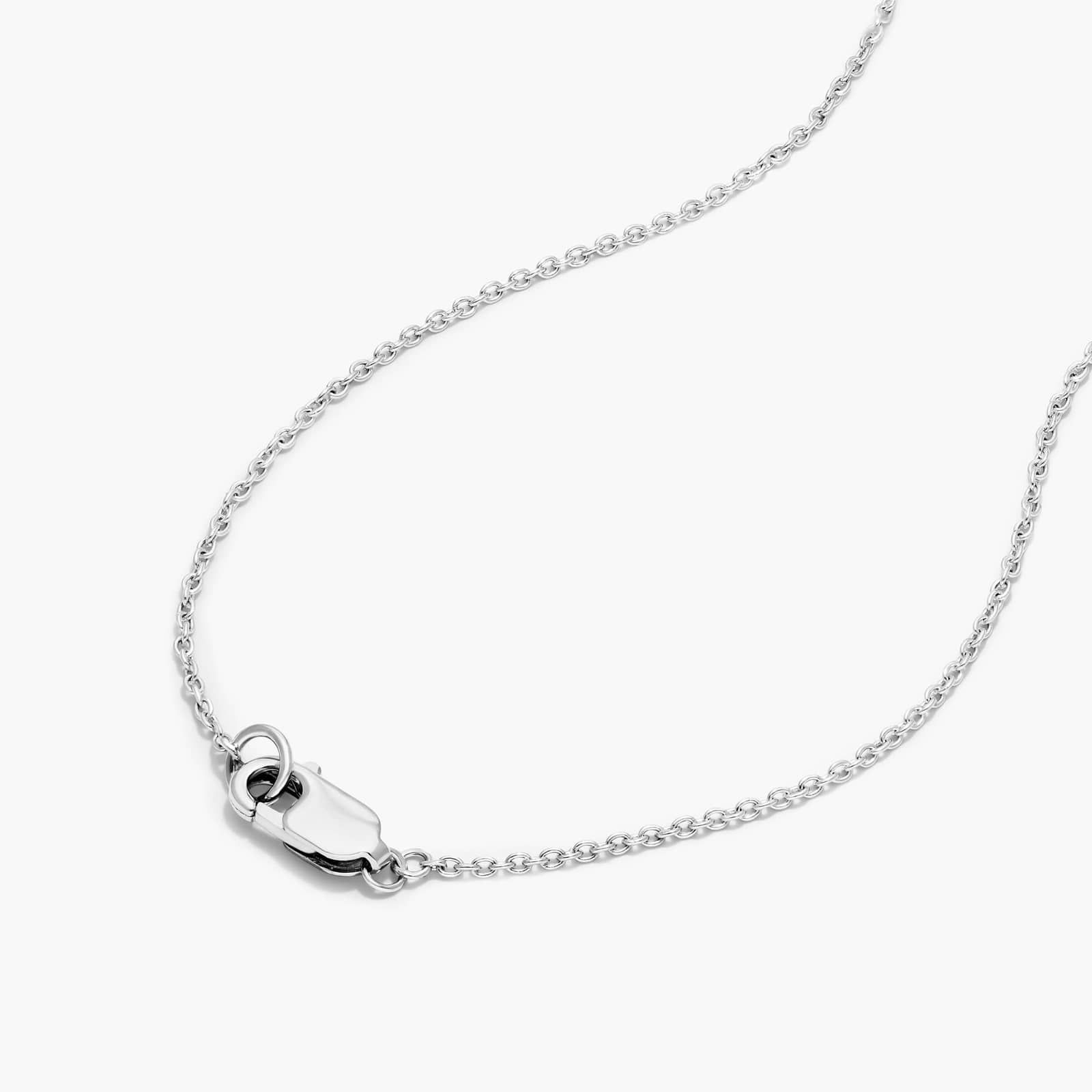 14K White Gold Allure Diamond Halo Tanzanite Necklace