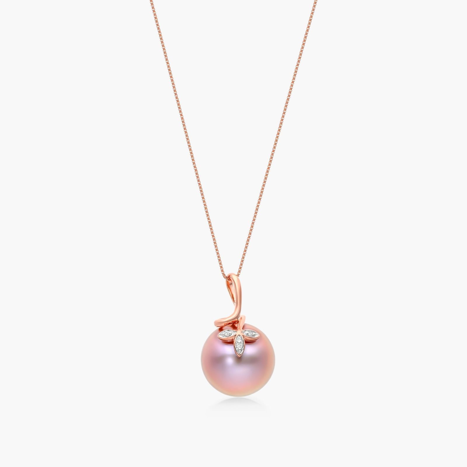 ネックレス・ペンダント TATIANA Prime Rose Pearl Necklace NZ2002 14K Rose Gold Pink Freshwater Cultured Windsor Pearl and