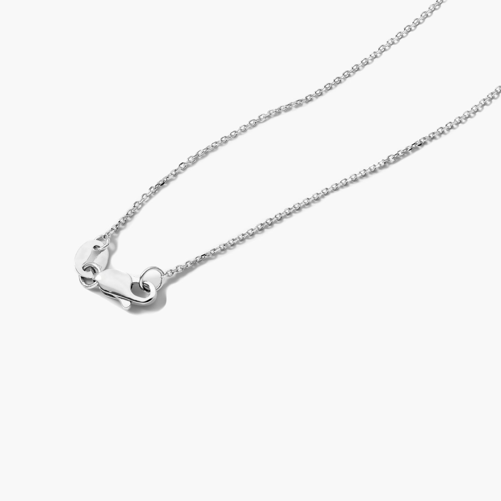 14K White Gold Tahitian Cultured Pearl and Diamond Necklace (10.0-11.0mm)