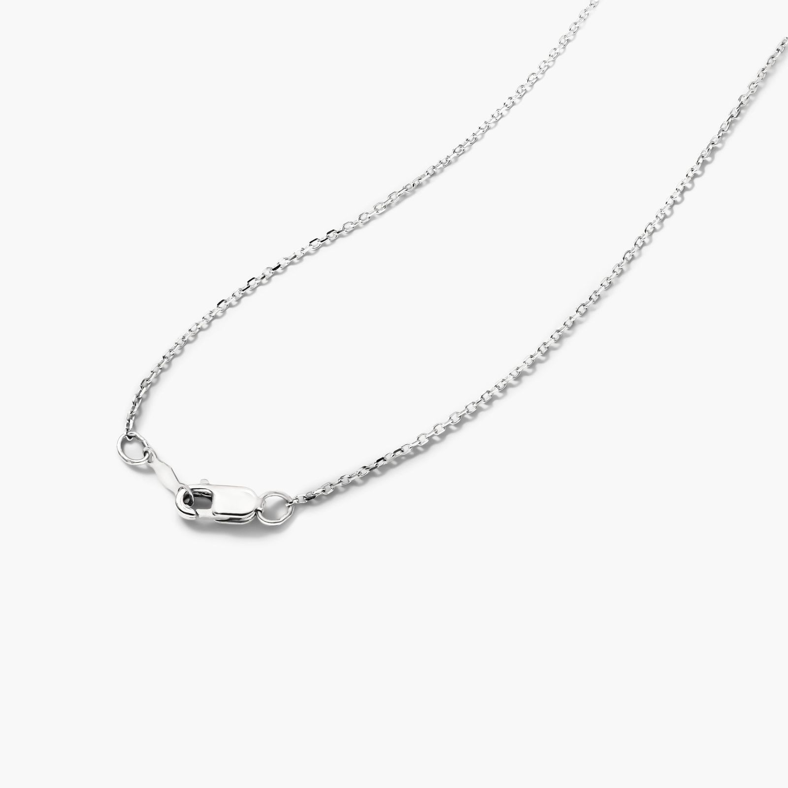 14K White Gold Freshwater Cultured Pearl and Bezel Set Diamond Drop Necklace (8.0-8.5mm)