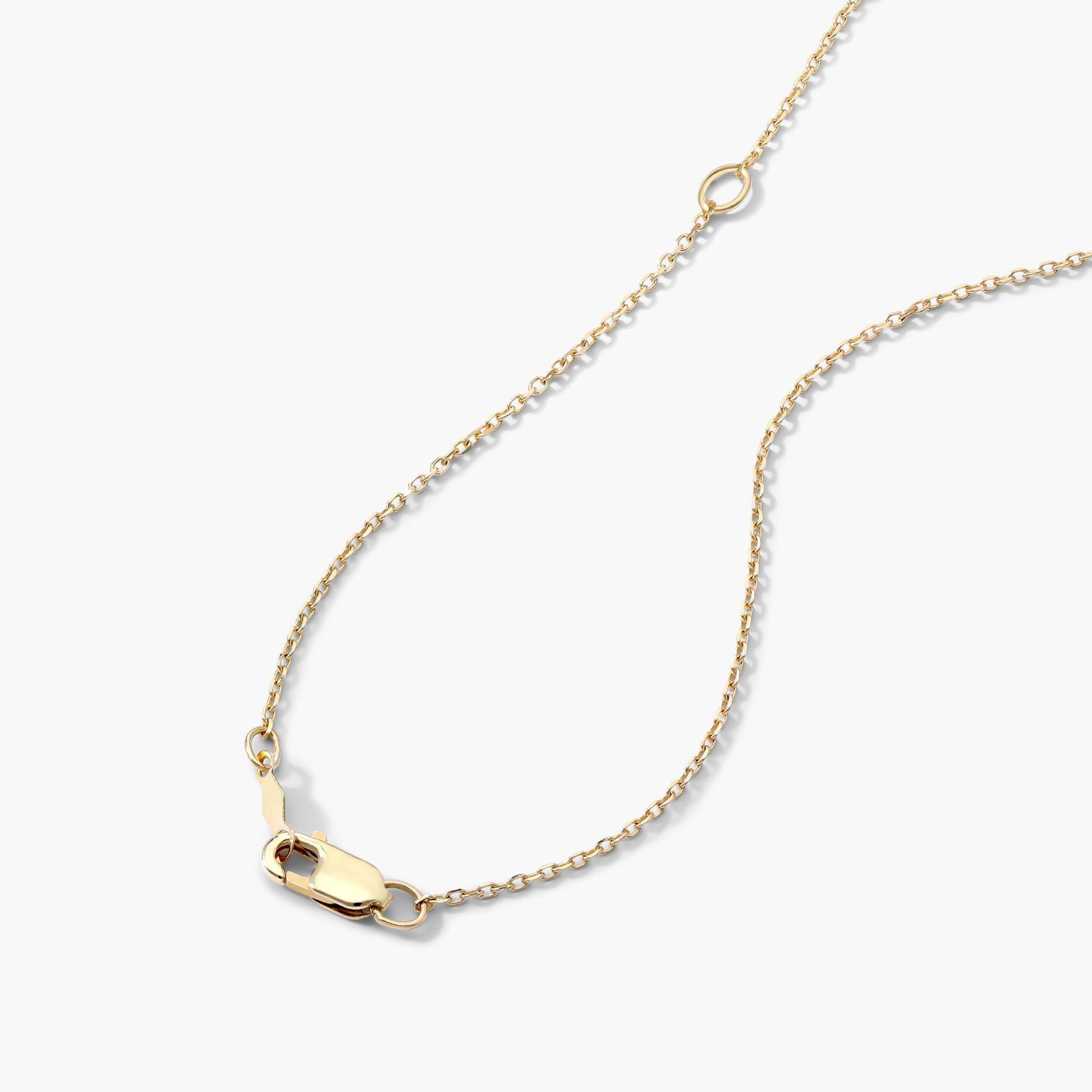 14K Yellow Gold Freshwater Cultured Seed Pearl Cross Necklace (1.5-2.0mm)