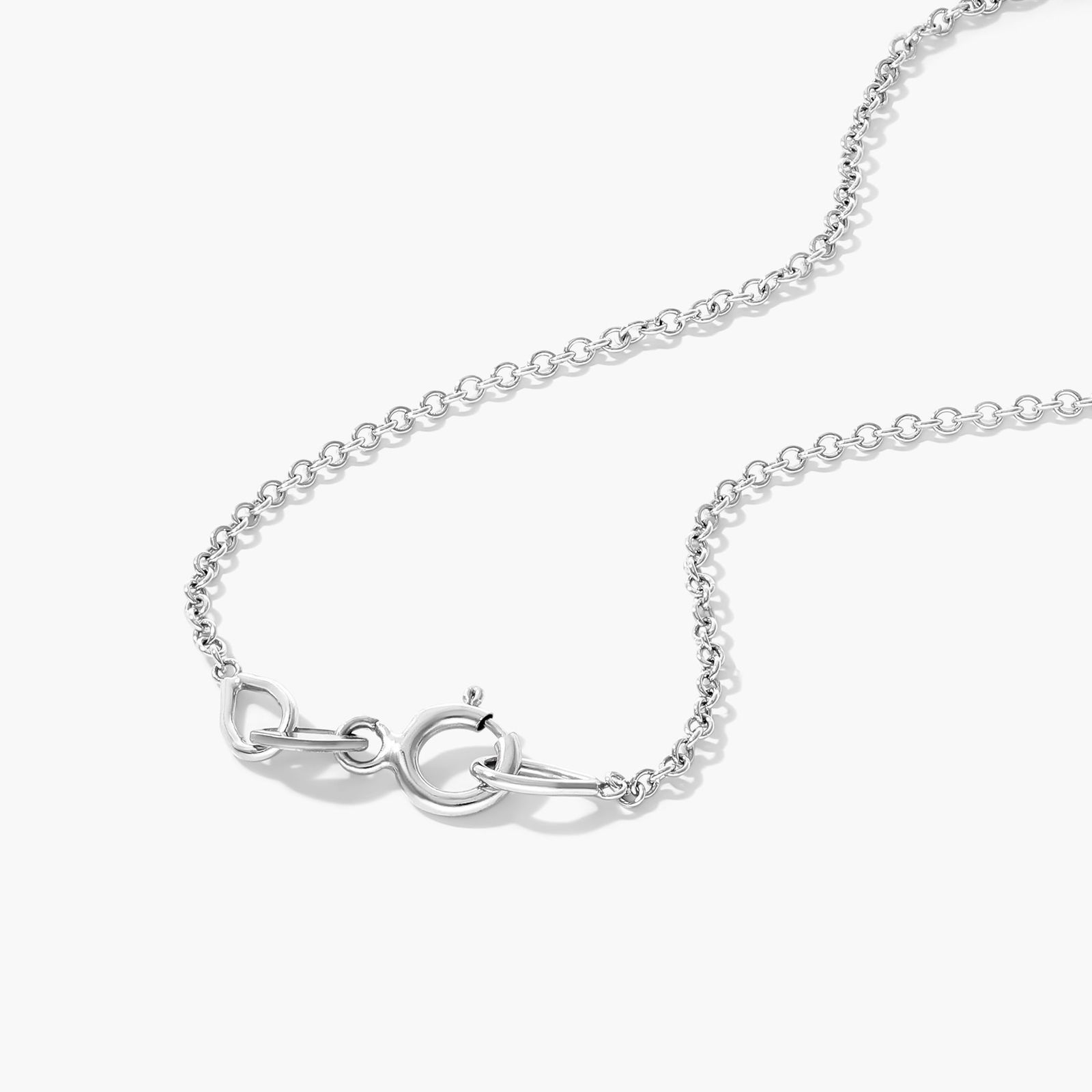 14K White Gold Tahitian Cultured Pearl Necklace (8.0-9.0mm)