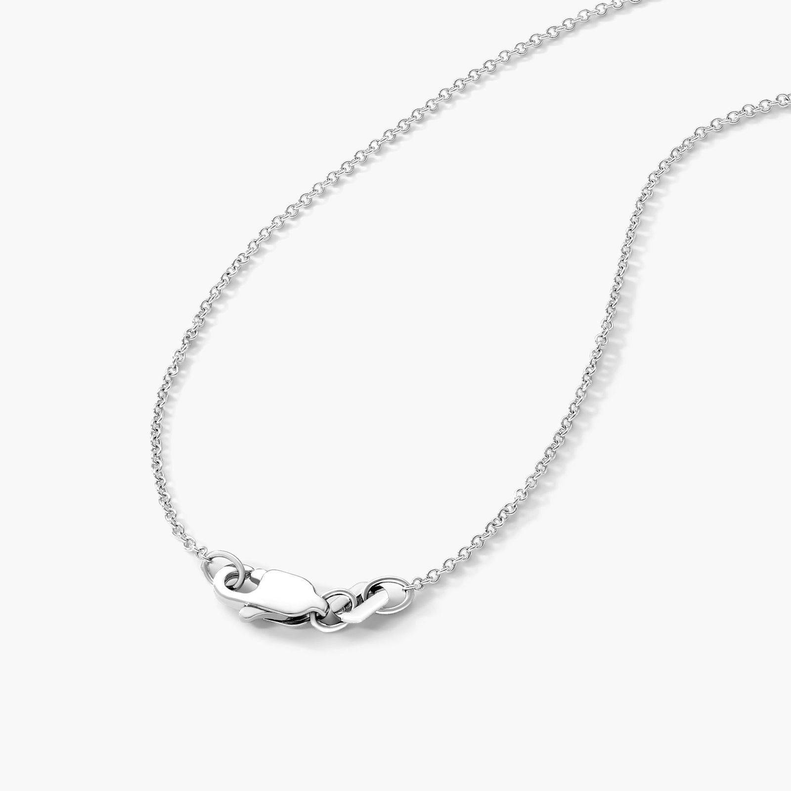 14K White Gold Akoya Cultured Pearl and Sapphire Drop Necklace (9.5mm)