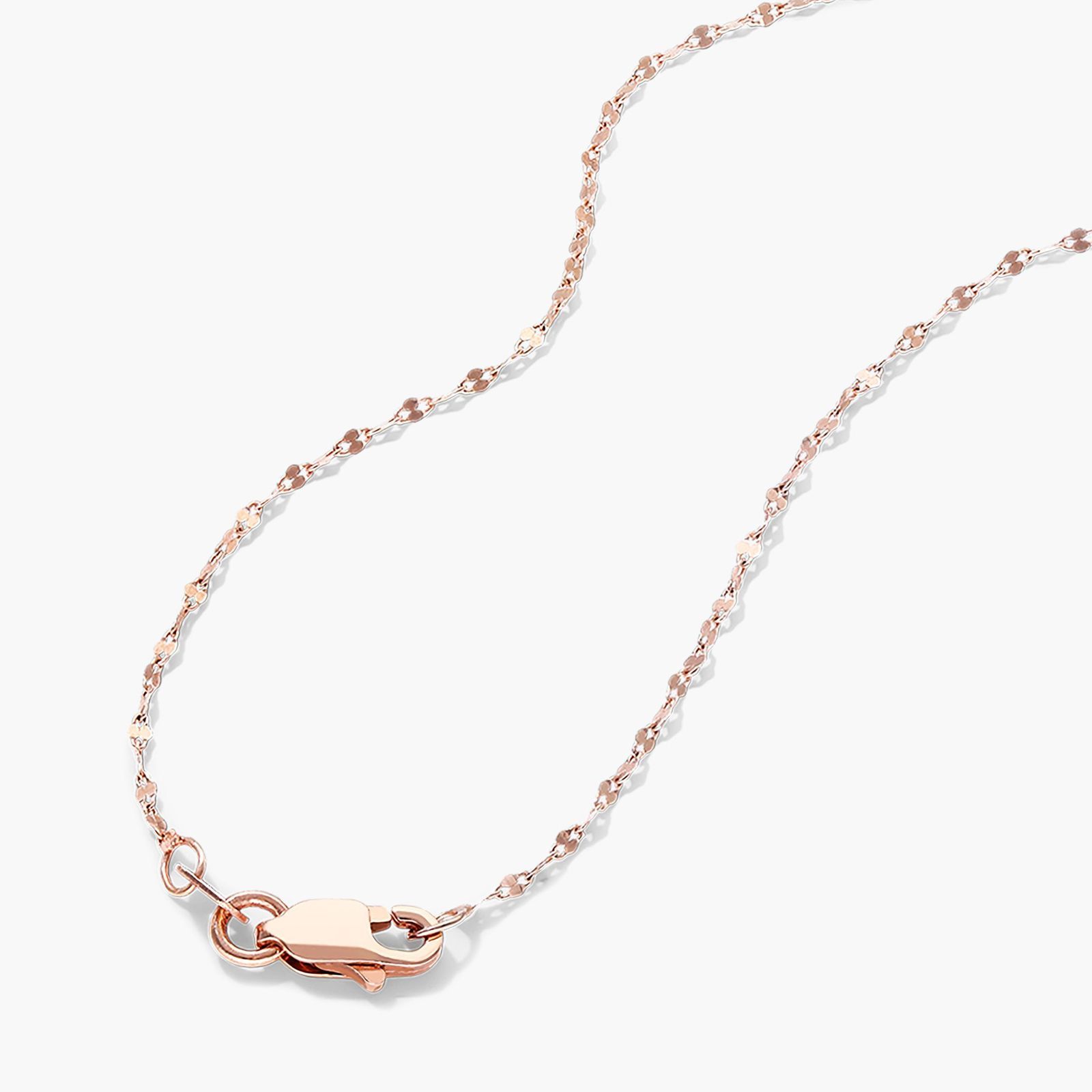 14K Rose Gold Lily Pink Drop Shape Freshwater Pearl Necklace