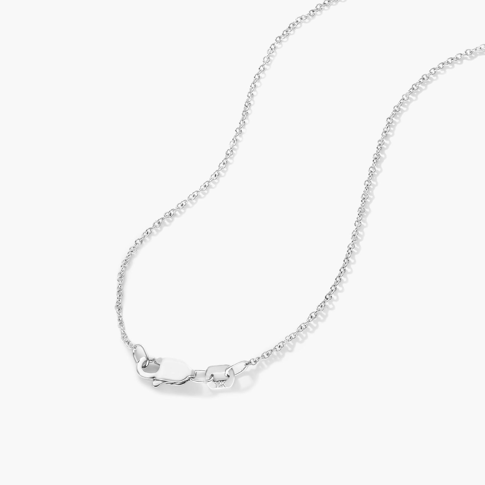 14K White Gold Cultured Tahitian Pearl and Diamond Halo Necklace