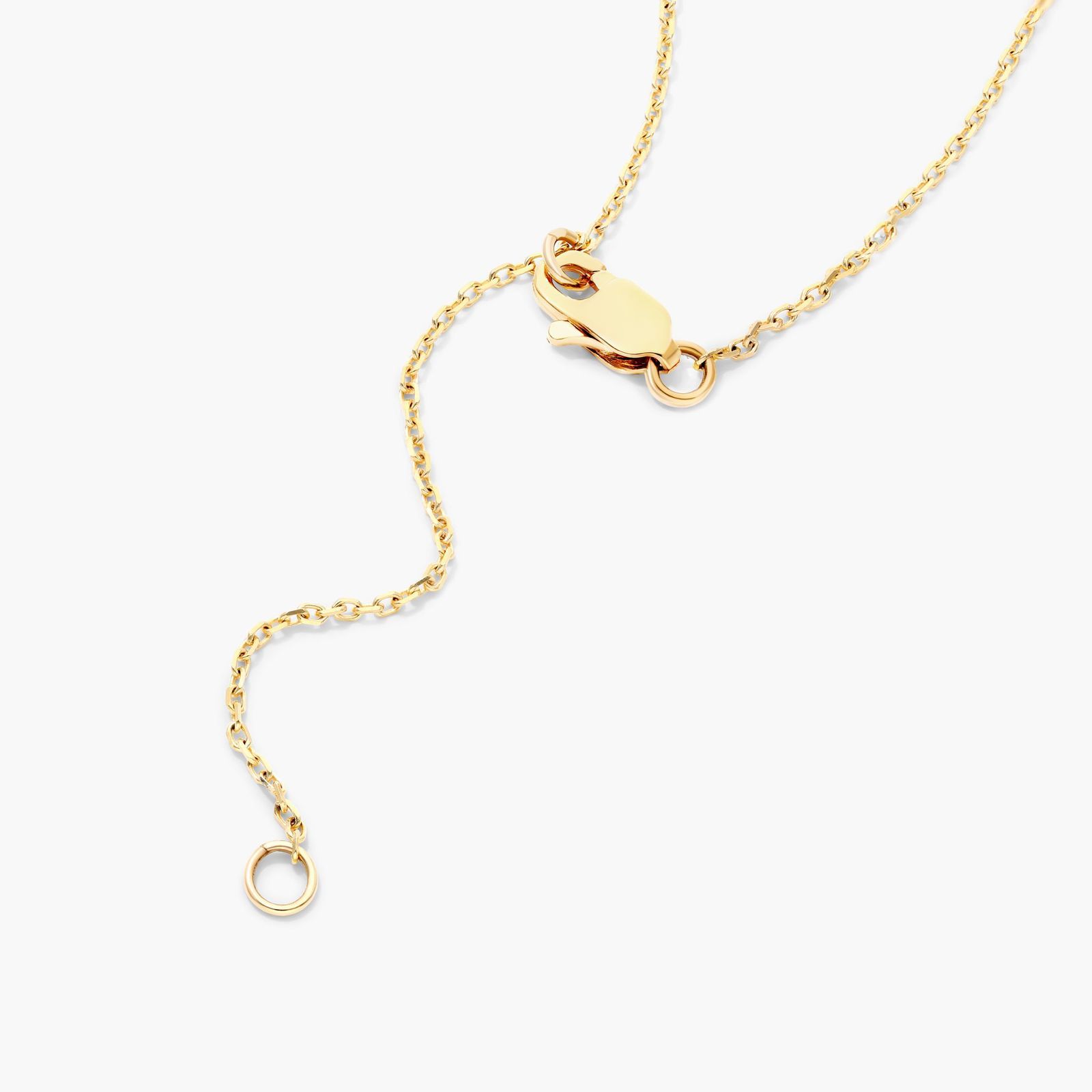 14K Yellow Gold Akoya Cultured Pearl and Diamond Bind Necklace