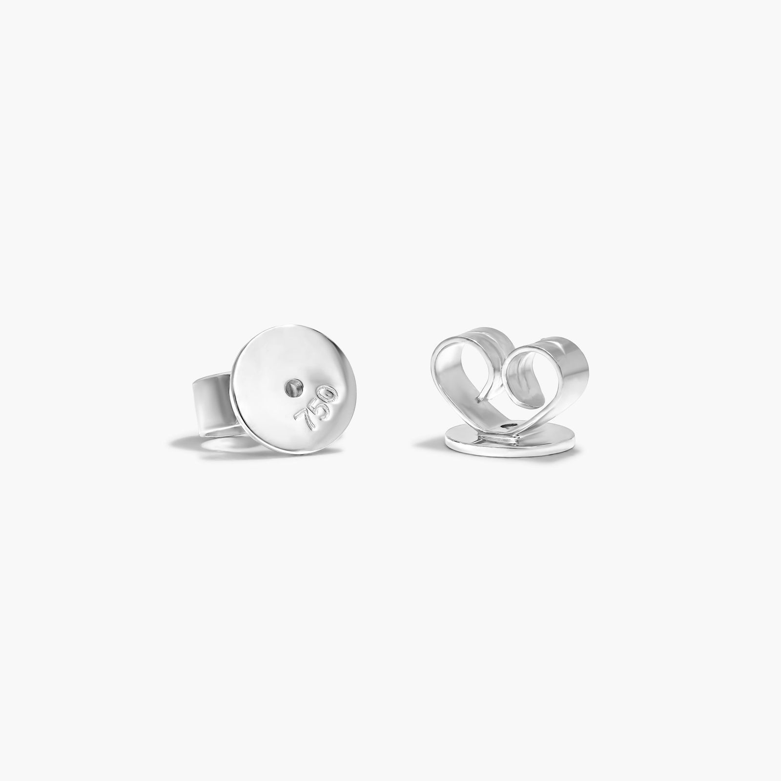 Cultured South Sea Pearl And Diamond Ribbon Earrings In 18K White Gold