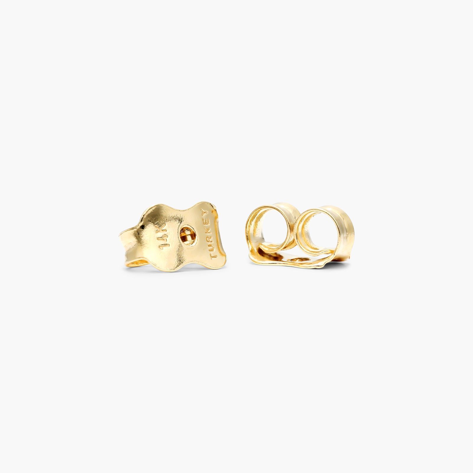 Star Stud Earrings In 14K Yellow Gold