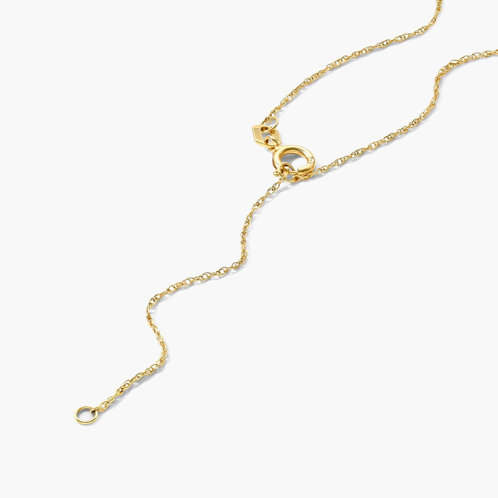 14K Yellow Gold Mini Sailboat Necklace