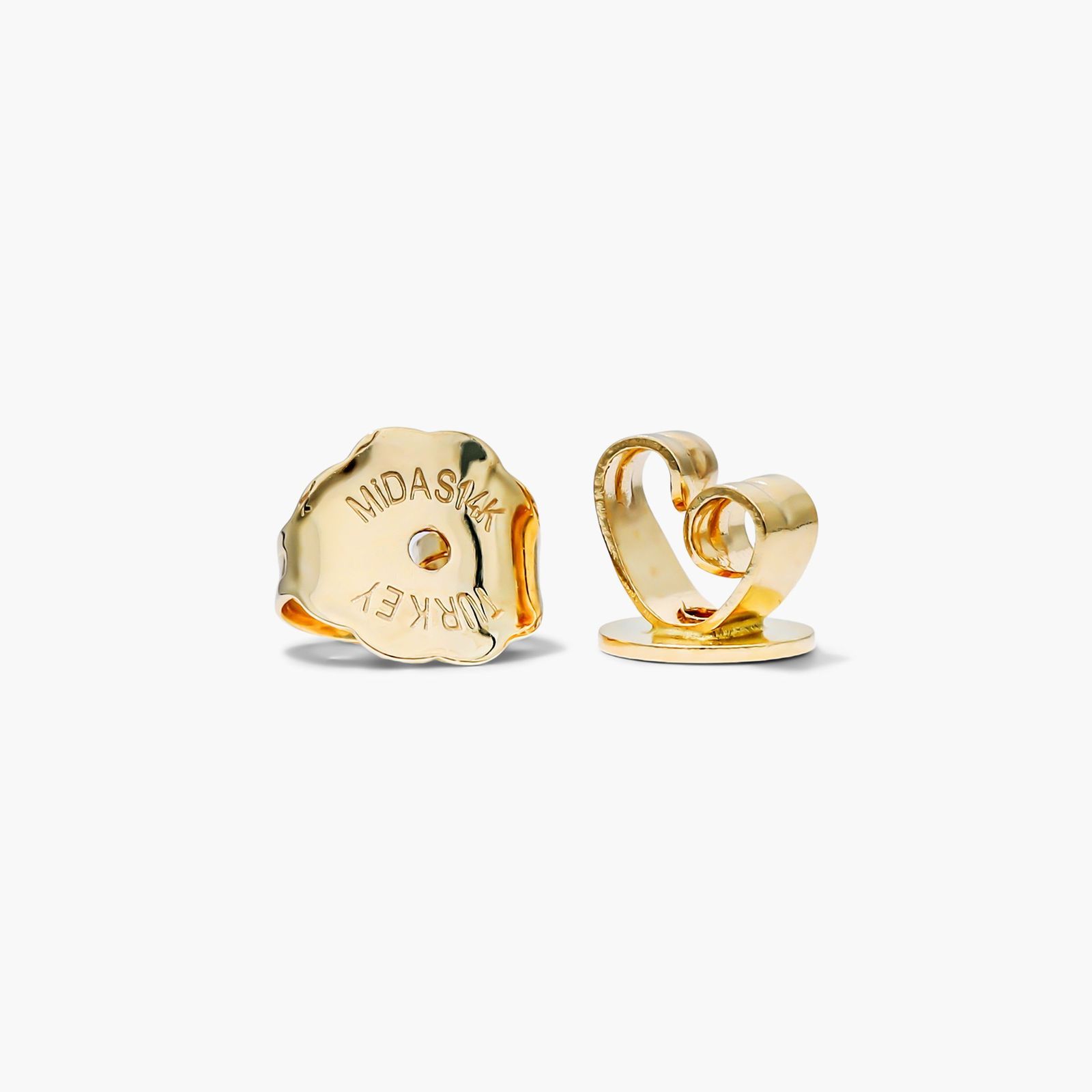 Open Hoop Earrings In 14K Yellow Gold