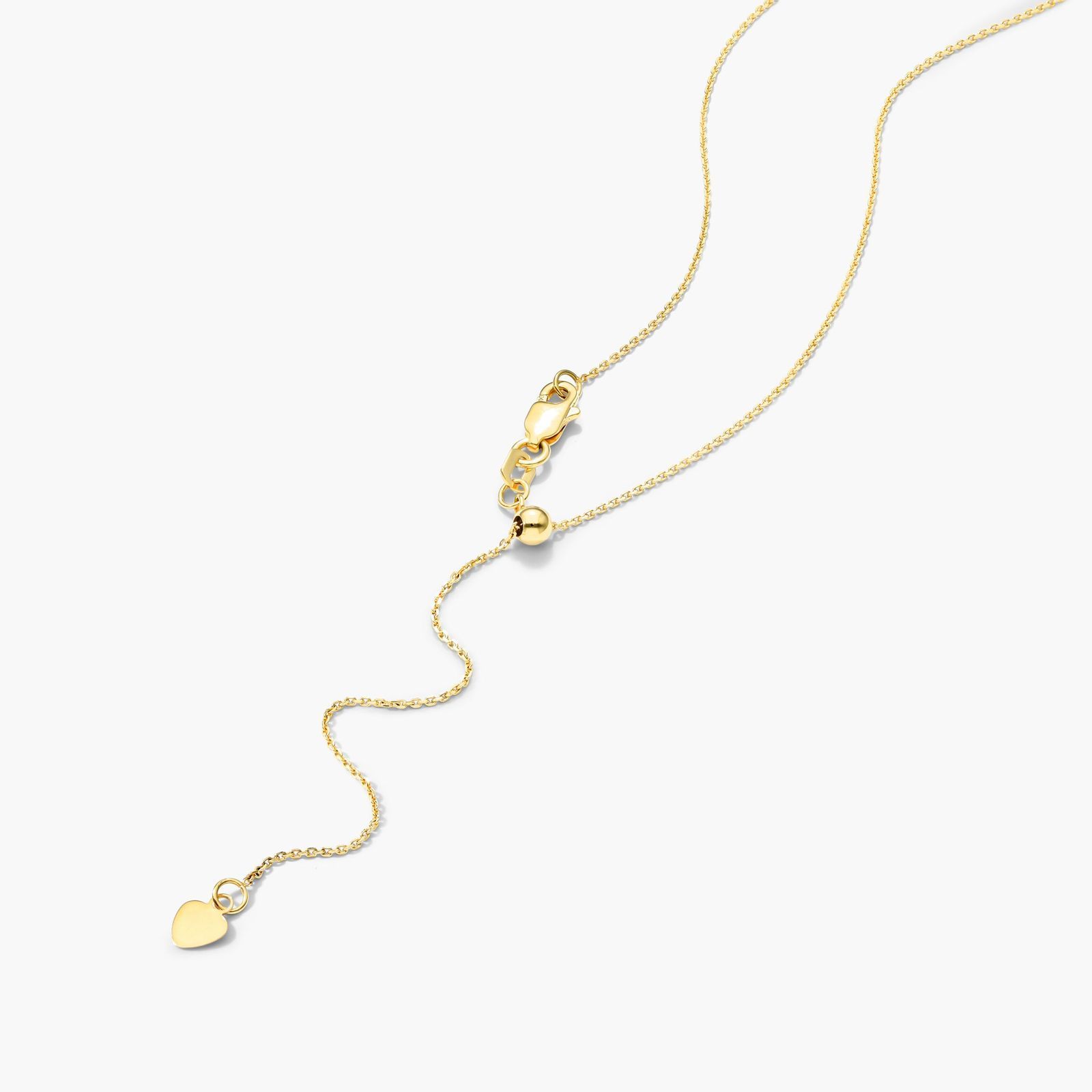 14K Yellow Gold Script Mama Necklace