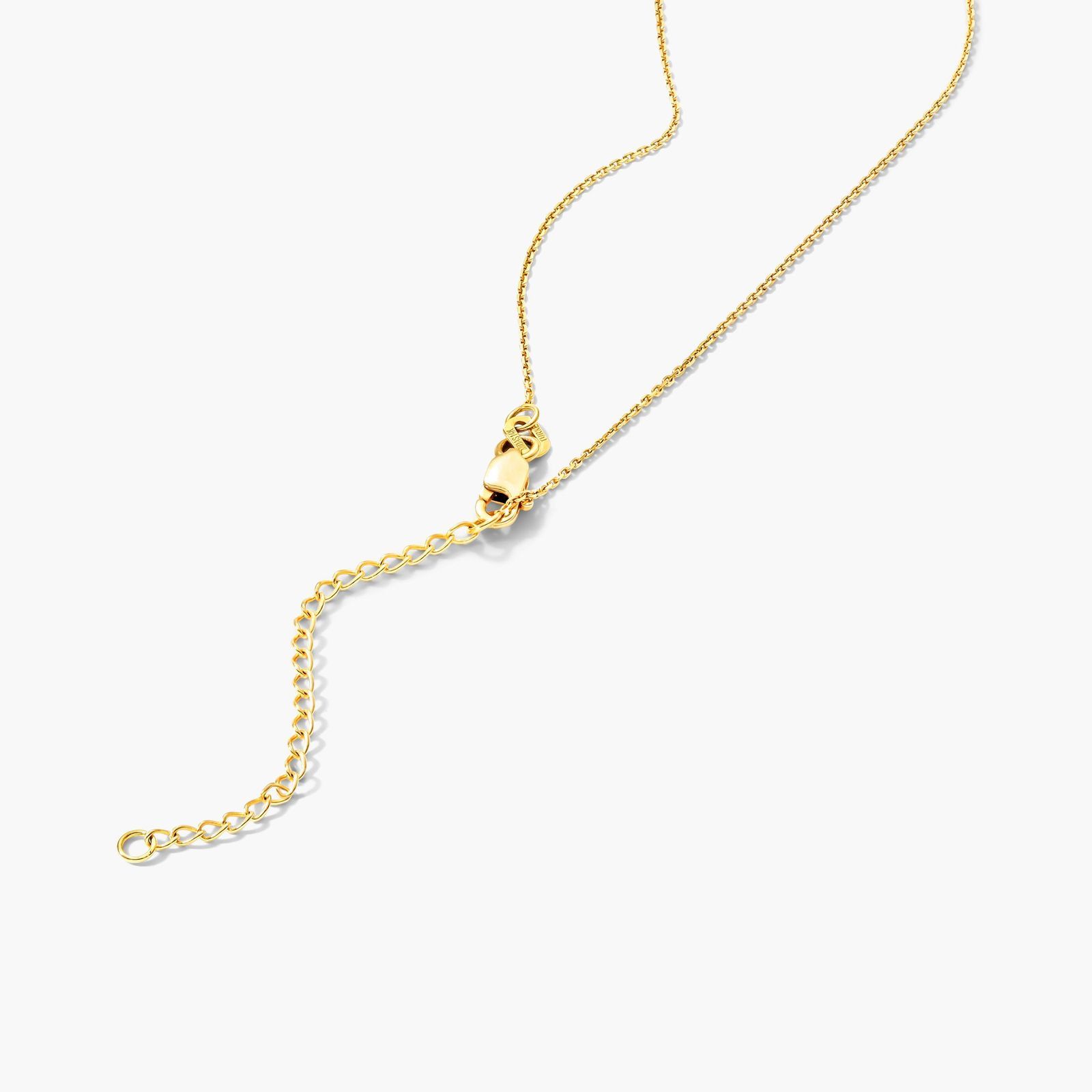 14K Yellow Gold Mom Station Necklace