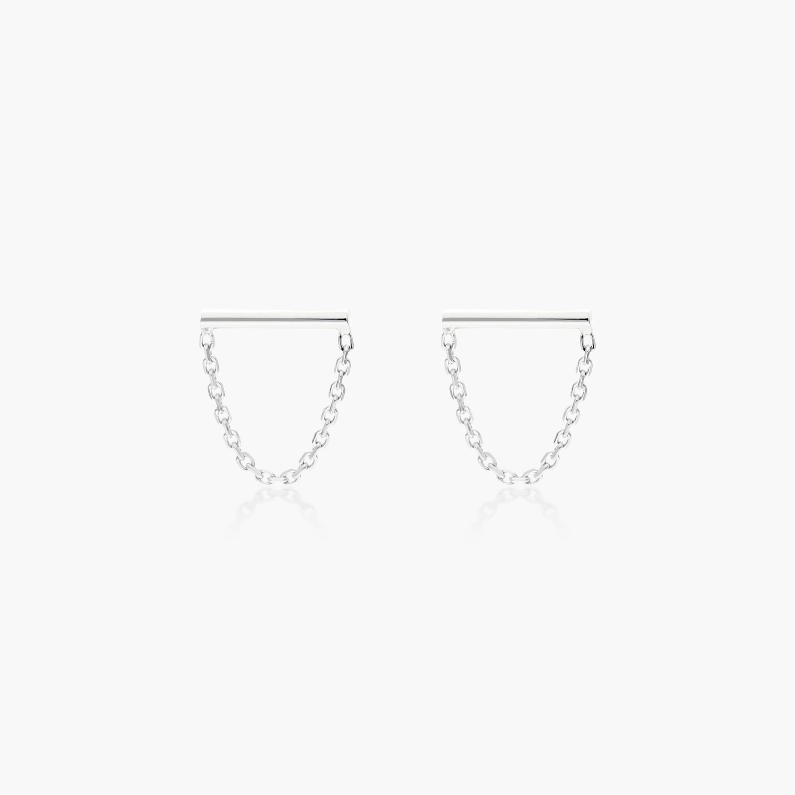 ピアス LAZY DAWN circle chain point earring Dainty Marquise Diamond Chain Drop Stud Earrings | Caitlyn