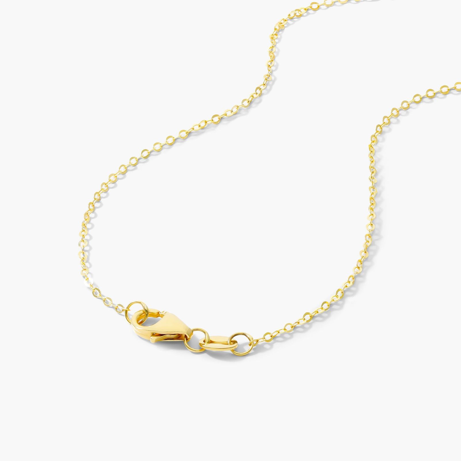 14K Yellow Gold Large Initial G Necklace