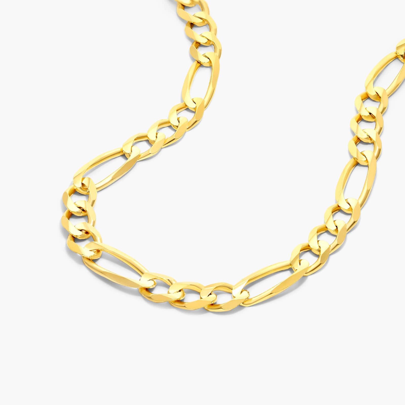 14K Yellow Gold 6mm Figaro Chain Necklace - 24 inches