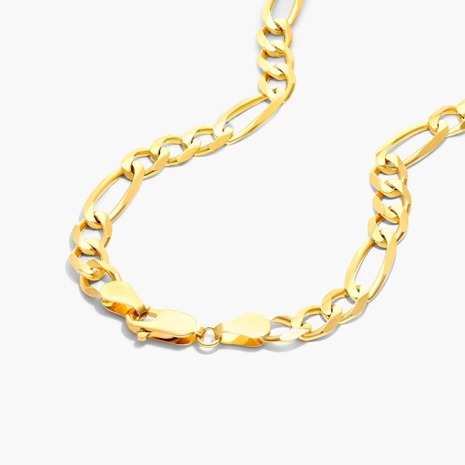 14K Yellow Gold 6mm Figaro Chain Necklace - 24 inches