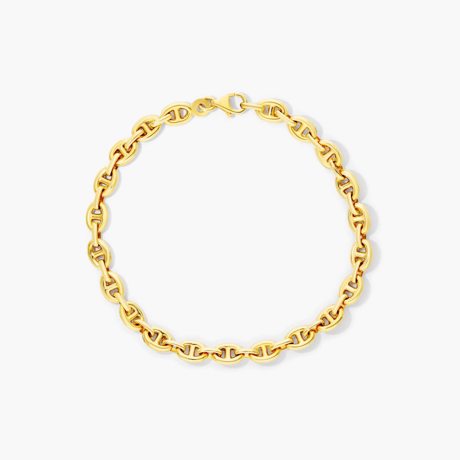 【HYERES LOR】Noailles silver link chain bracelet M Yellow Designer fashion, Seoul-fully created | W Concept
