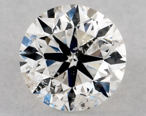 GIA 1.00 Carat G-I1 Very Good Cut Round Diamond