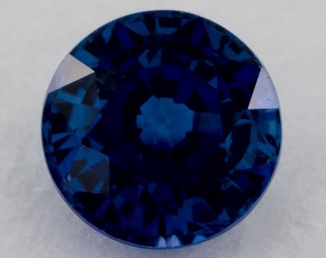 This 1.13 Round Blue Sapphire is sold exclusively by James Allen 