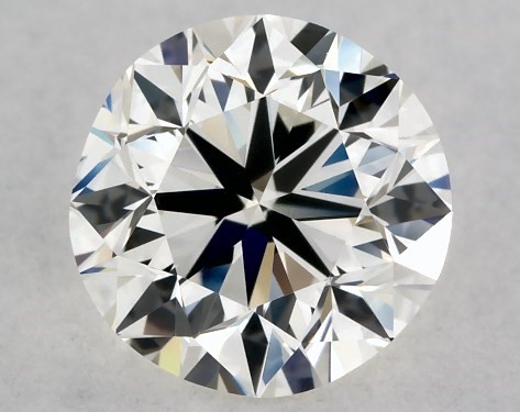 This 1.01 carat round diamond J color VVS1 clarity has Very Good proportions and a diamond grading report from GIA