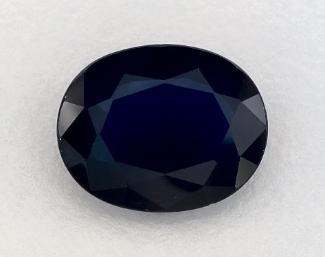 This 2.91 Oval Blue Sapphire is sold exclusively by James Allen 
