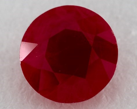 This 1.07 Round Ruby is sold exclusively by James Allen 