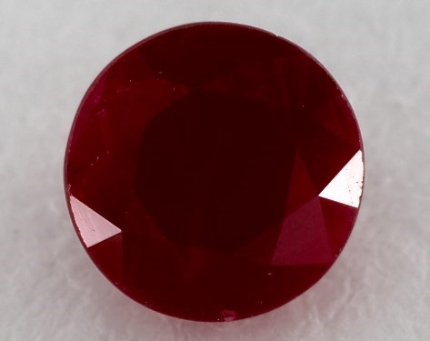 This 1.00 Round Ruby is sold exclusively by James Allen 