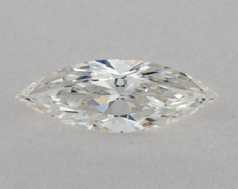 This 0.28 carat marquise diamond H color SI2 clarity has Good proportions and a diamond grading report from GIA