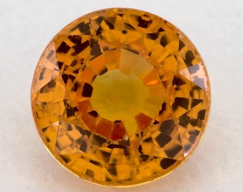 This 1.33 Round Yellow Sapphire is sold exclusively by James Allen 