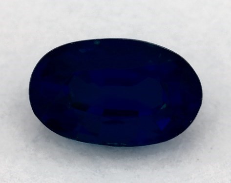 This 0.62 Oval Blue Sapphire is sold exclusively by James Allen 