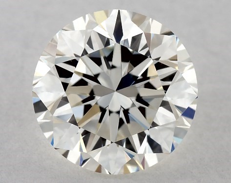 This 0.94 carat round diamond J color VVS2 clarity has Excellent proportions and a diamond grading report from GIA