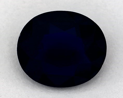 This 1.63 Oval Blue Sapphire is sold exclusively by James Allen 