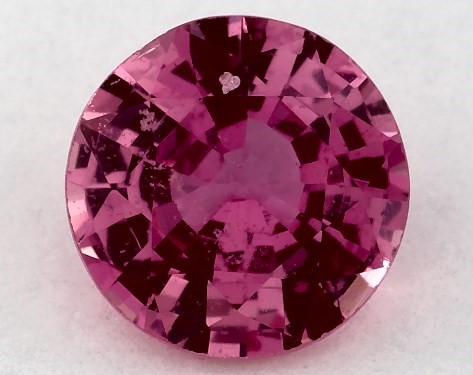 This 0.81 Round Pink Sapphire is sold exclusively by James Allen 