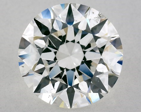 GIA 3.02 Carat H-SI1 Excellent Cut Round Diamond