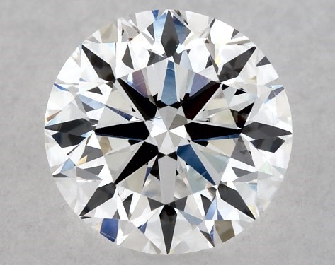 This 0.91 carat round diamond D color VS1 clarity has Very Good proportions and a diamond grading report from GIA