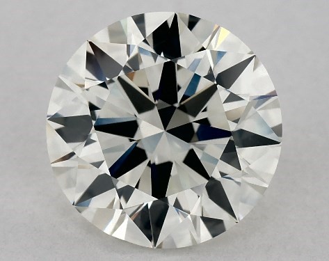 This 2 carat round diamond K color VS2 clarity has Excellent proportions and a diamond grading report from IGI