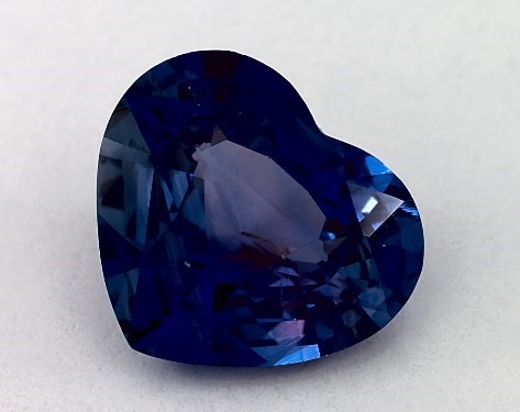 2.01 Carat Heart Natural Blue Sapphire