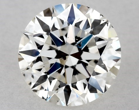 GIA 1.01 Carat H-SI2 Very Good Cut Round Diamond