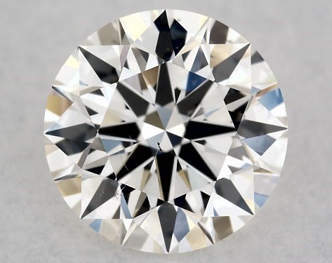 GIA 1.05 Carat H-VS2 True Hearts<sup>TM</sup> Cut Round Diamond
