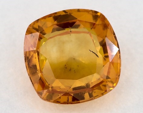 2.35 Carat Cushion Natural Yellow Sapphire