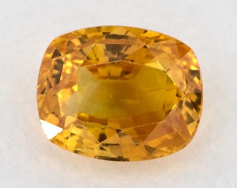 2.15 Carat Cushion Natural Yellow Sapphire